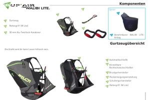 Suche Airbag für Tandem-Gurtzeug Walibi Lite